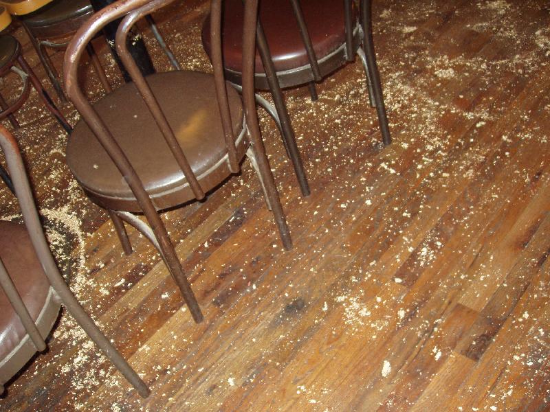 P1250060 Peanut shells on the floor