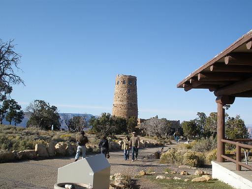 PA130132.JPG - The tower on the edge of the Canyon