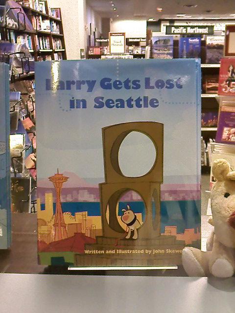 0906092322.jpg - We saw this book in a Seattle window, but our friend Larry never actually got lost