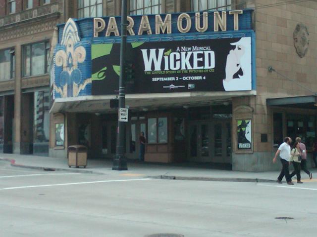 IMG00087-20090901-1146.jpg - We saw the play "Wicked" in Seattle, it was great!