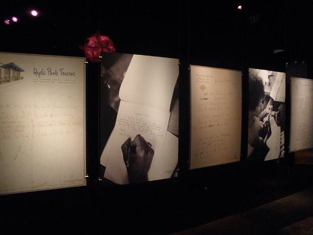 P9020233.JPG - Jimi Hendrix handwritten lyrics at the EMP