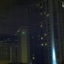 The view from the hotel at night