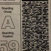 We got "A" boarding passes