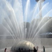 The International Fountain and the Space Needle