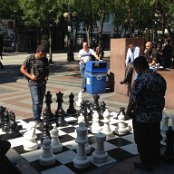 Outdoor chess game