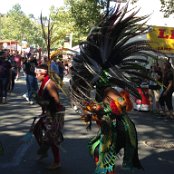 Some festival street performers