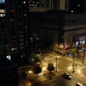 Nighttime view from the hotel, 11th floor Cloud Room