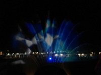 Projections on the fountain