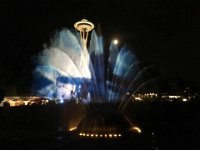 Projections on the fountain