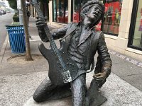 Jimi Hendrix statue in Capital Hill