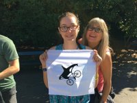 Bumbershoot Day 3 - Josephine and Petra B try screen printing