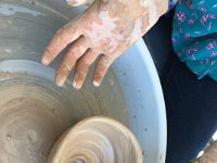 Bumbershoot Day 3 - Josephine tries pottery