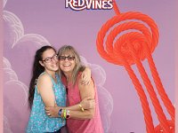 Josephine and Petra B with the red vines space needle