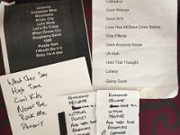 Bumbershoot - we got set lists form The Revolution, The Arkells (two, one autographed, Jade Bird, and Ethan Tucker Band. Yow!