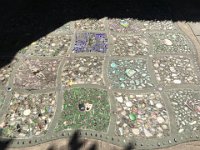 Bainbridge Island glass mosaic in sidewalk